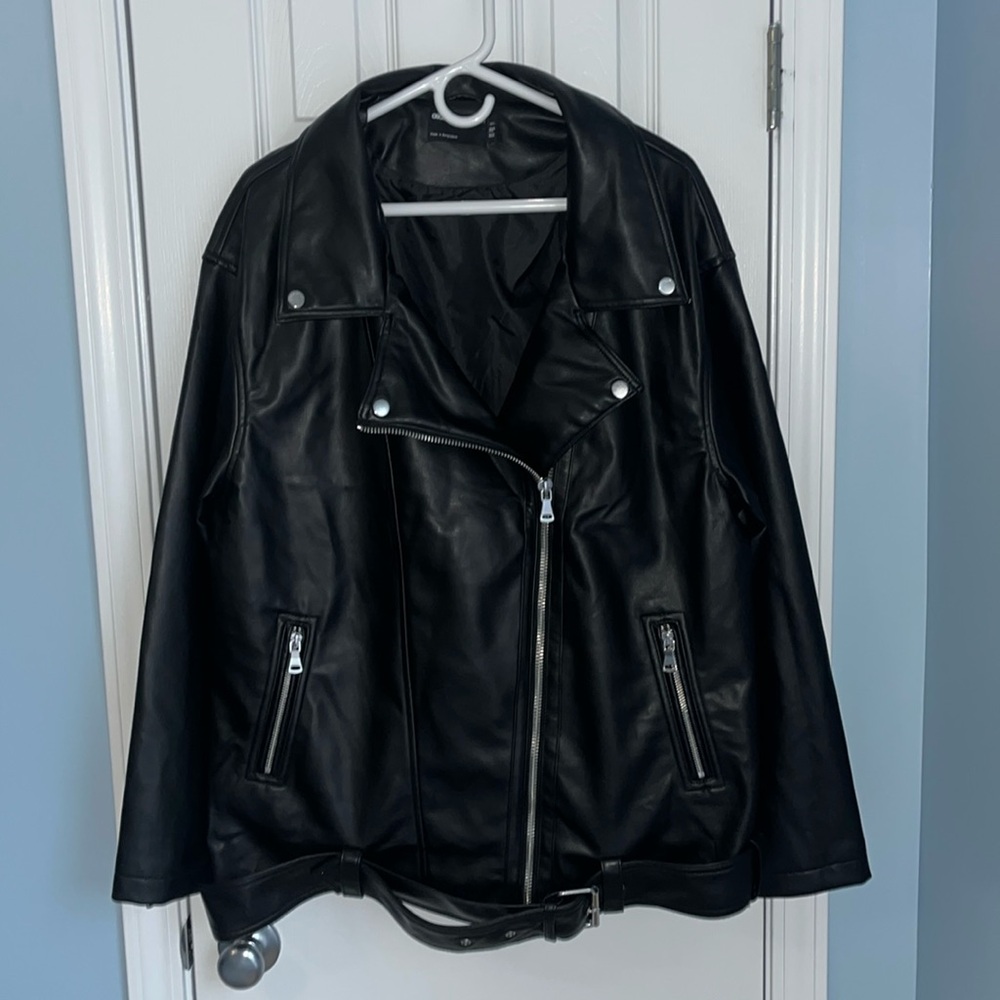 ASOS Curve Faux Leather Jacket